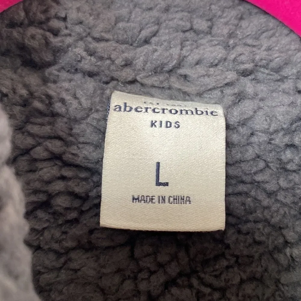 Abercrombie Kids Gray Zip Long Sleeve Jacket